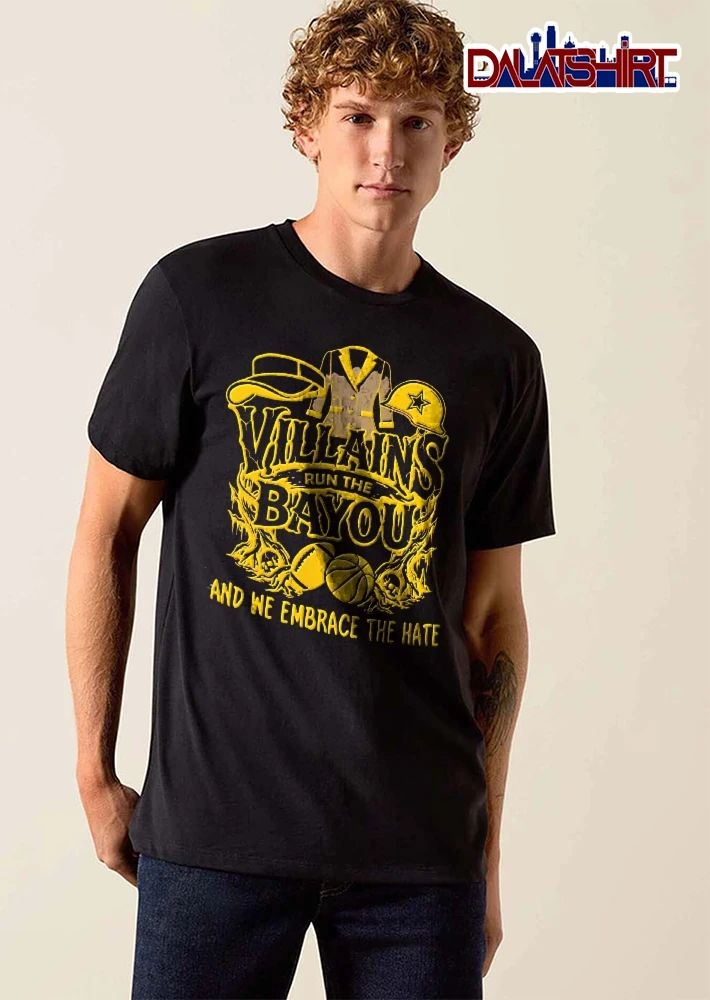 Villains Run The Bayou And We Embrace Hate Visor Suit Jacket Helmet Football Basketball Skulls shirt