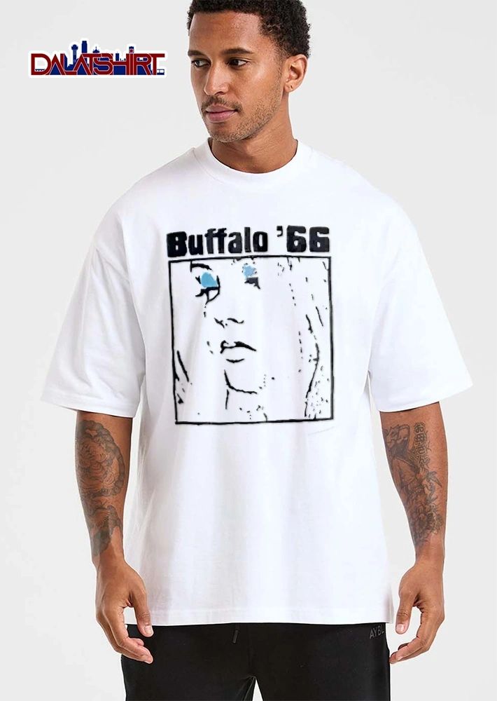 Buffalo 66 Woman Face With Light Blue Eyes Line Art Frame shirt