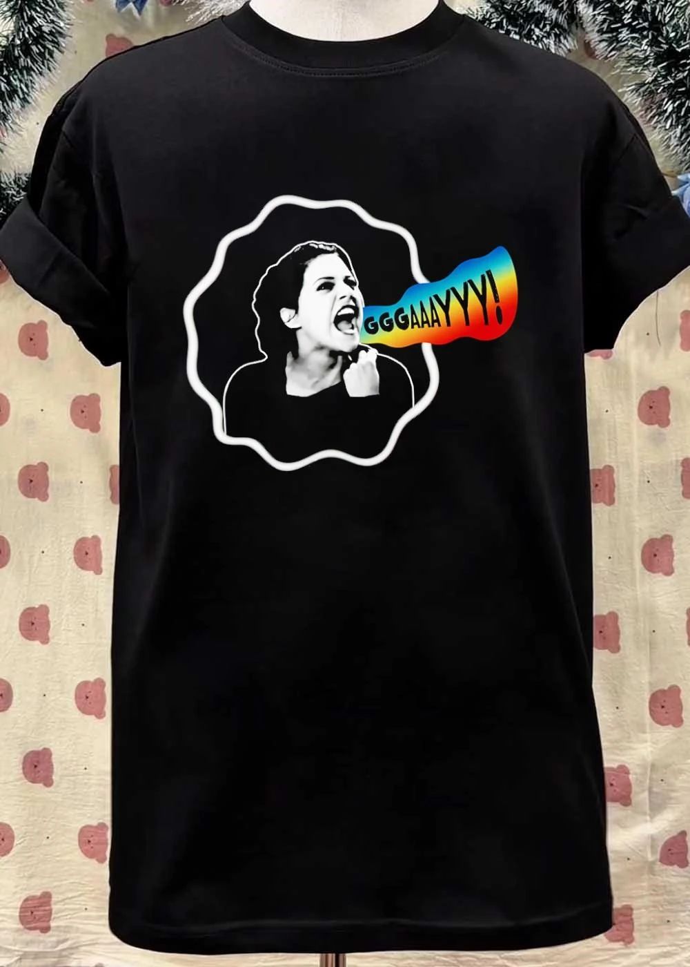 Ggaayyy! Shout Woman Shirt