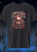 It Starts With Me It Dies With Me Scatterbrain Skull Barbed Wire T-Shirt