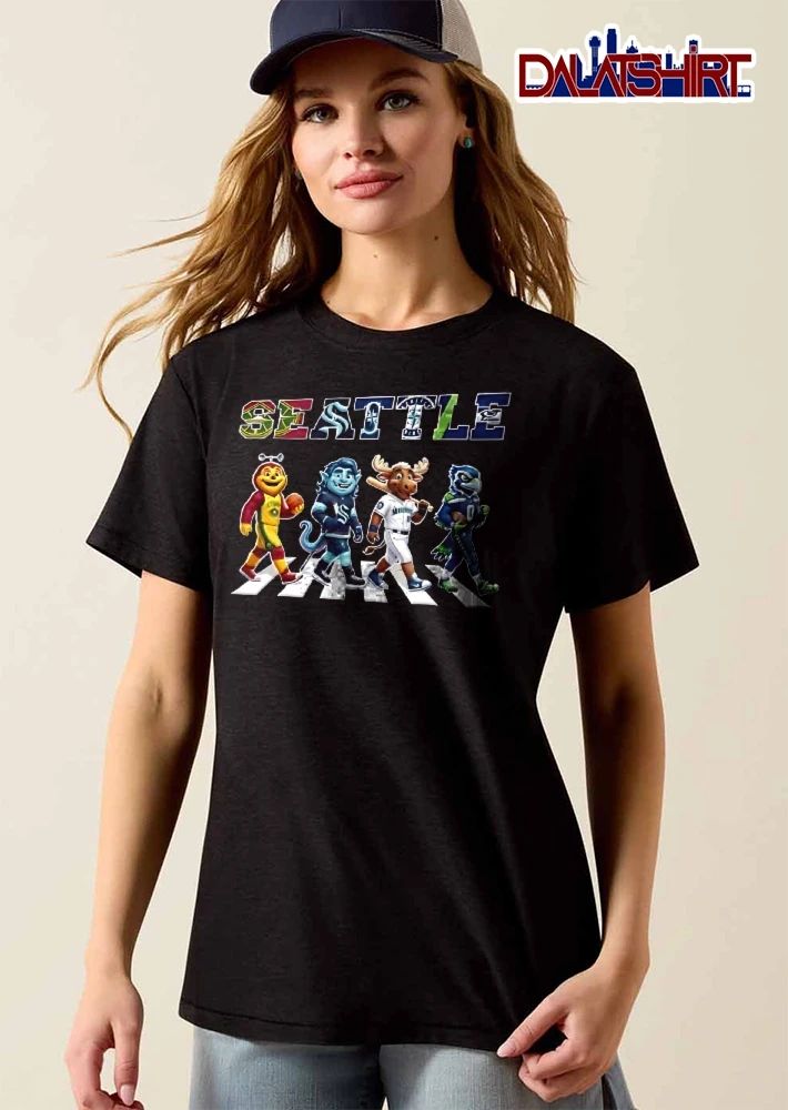 SEATTLE Sasquatch basketball Kraken hockey Mariner baseball Seahawk football shirt