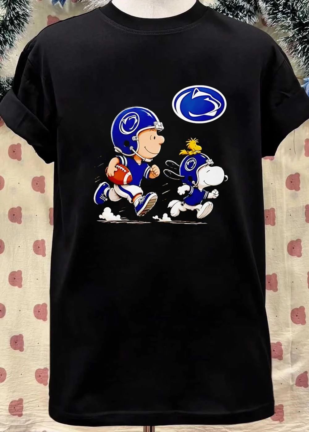 Peanuts Gang Running Football Penn State Nittany Lions Shirt