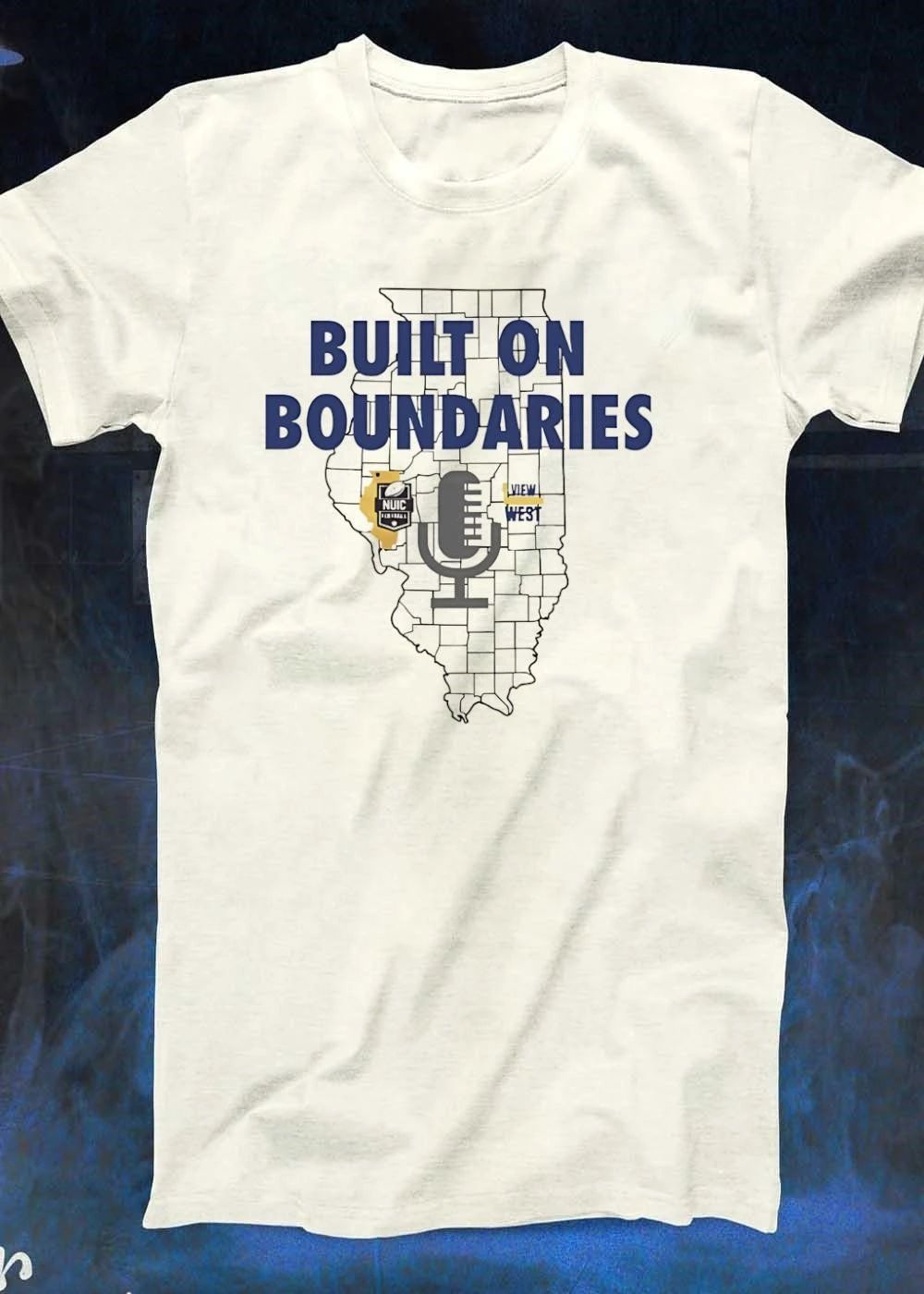 Built on Boundaries NUIC Central View West Podcast T-Shirt