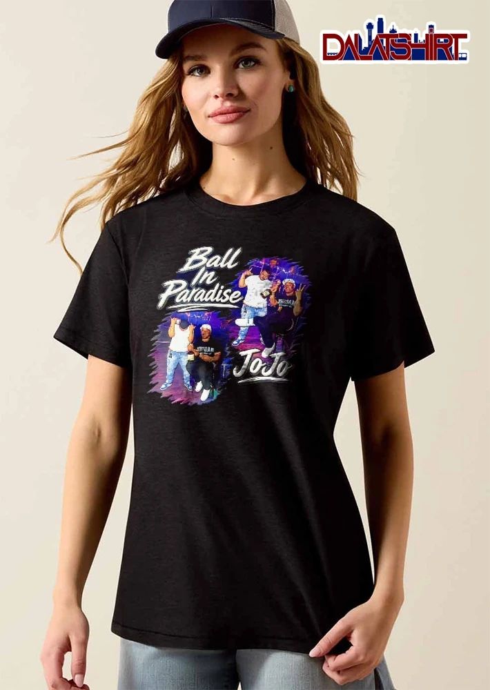 Ball In Paradise Jojo Bootleg Photo Collage Men Hennessy Bottles shirt