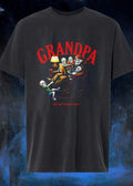 Dead Threads Grandpa Reading My First Adventure Skeleton Family shirt