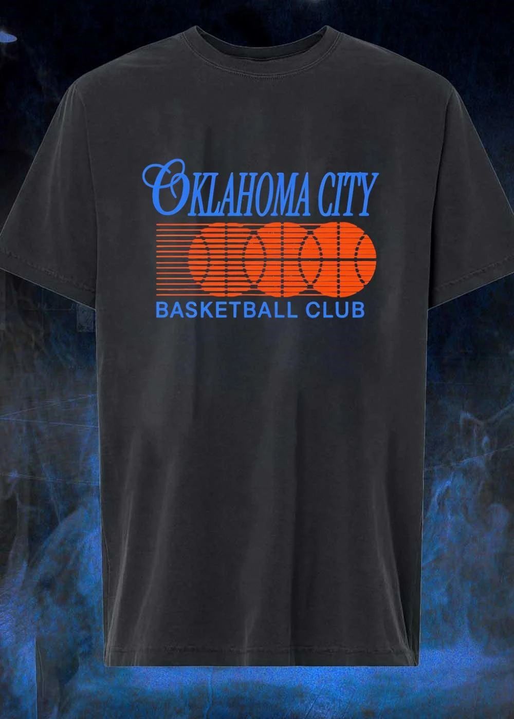 Merchandise Oklahoma City Basketball Club Orange Motion Tee Shirt
