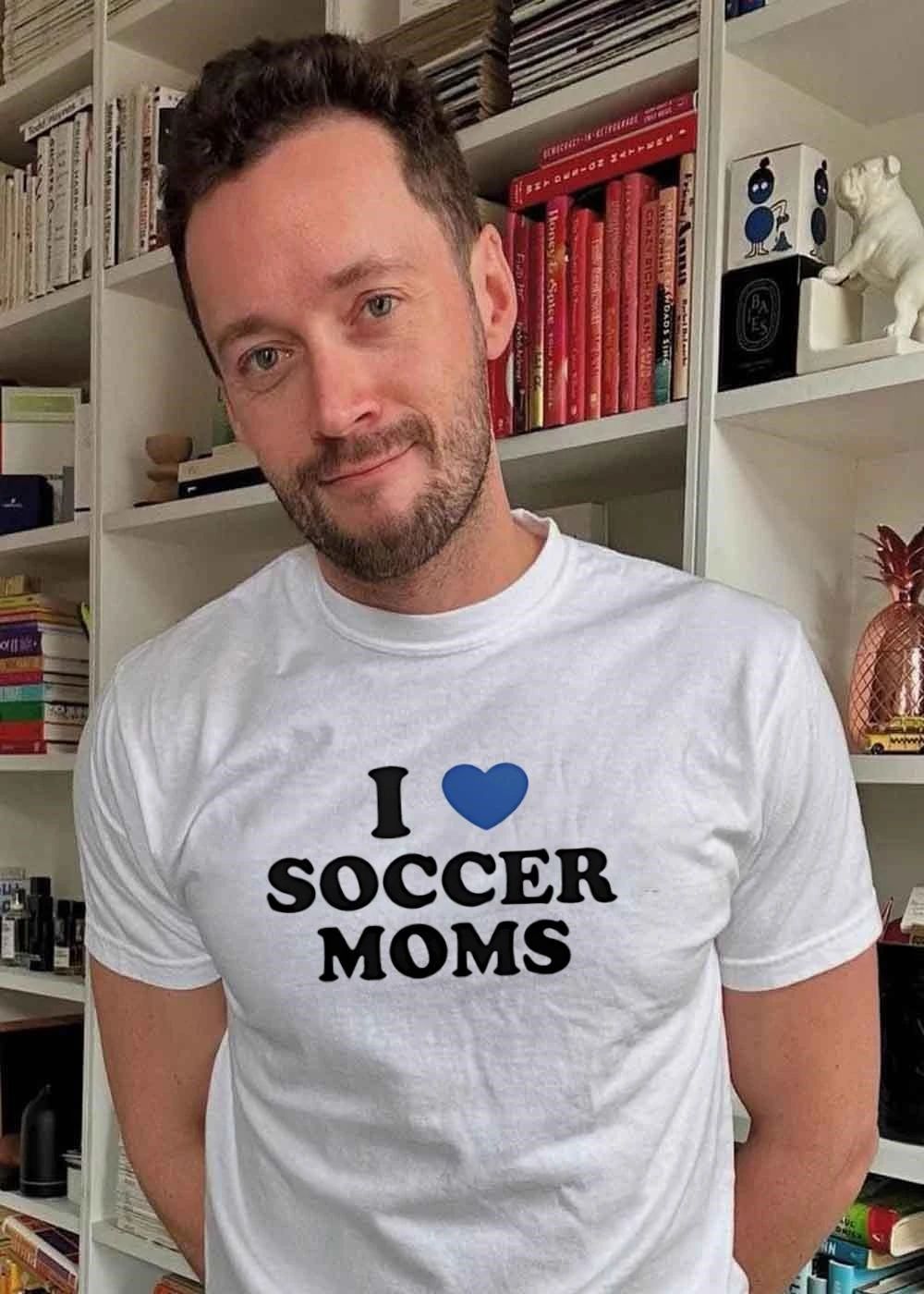 Show Your Support’ I Love Soccer Moms shirt
