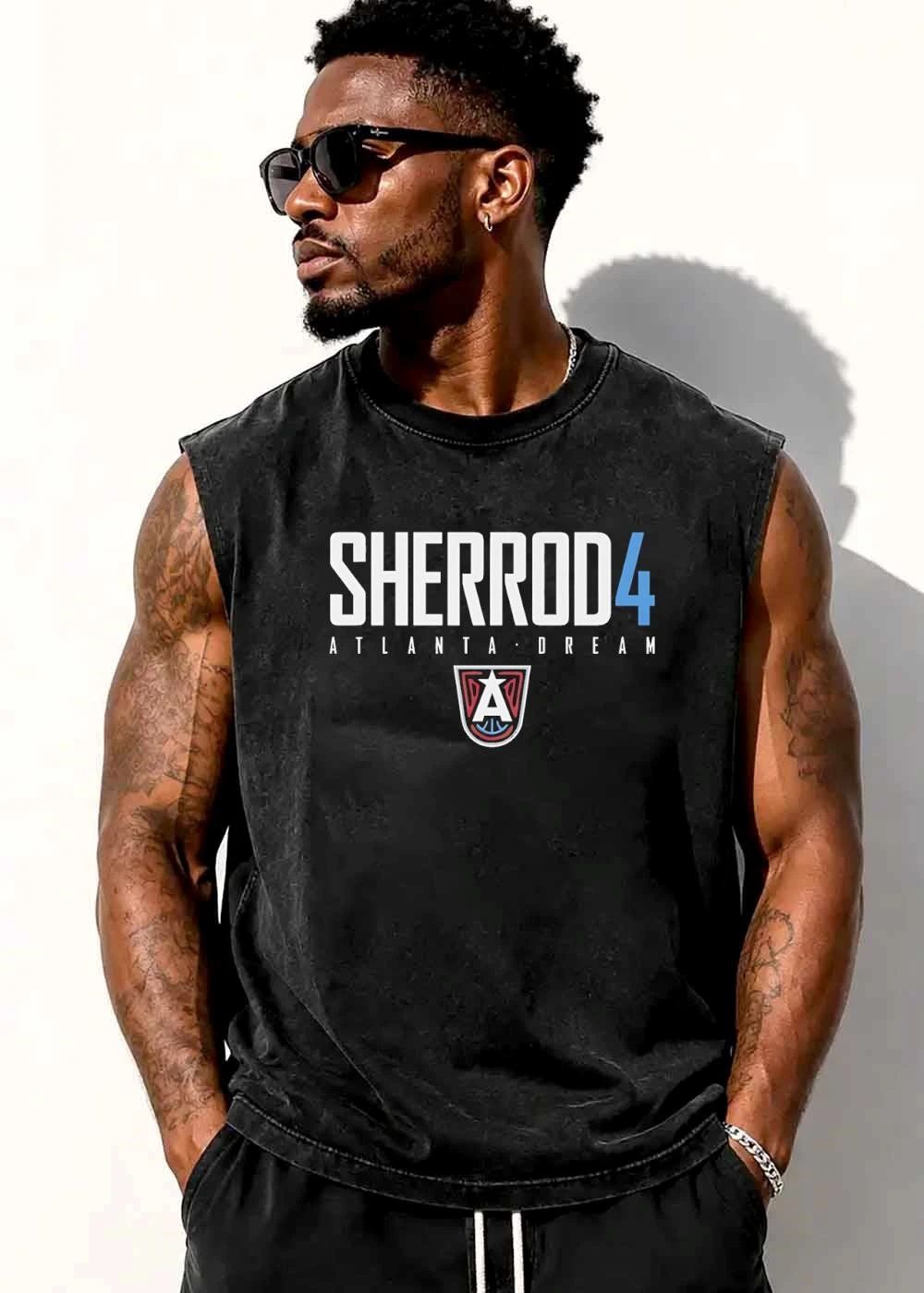 Atlanta Dream WNBA Sherrod 4 Team Crest Shield Logo Emblem Graphics shirt