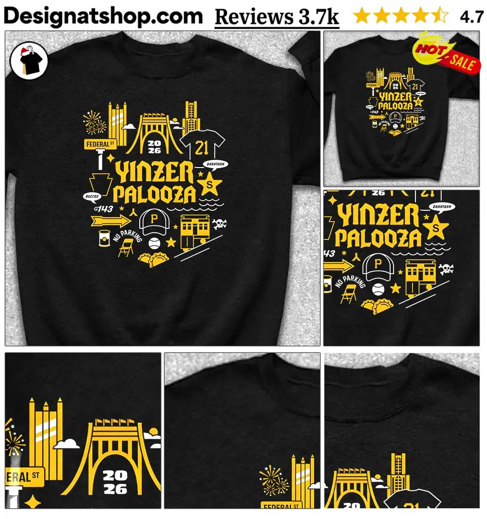 Pittsburgh city skyline Yinzer Palooza federal st 21 buccos 143 shirt