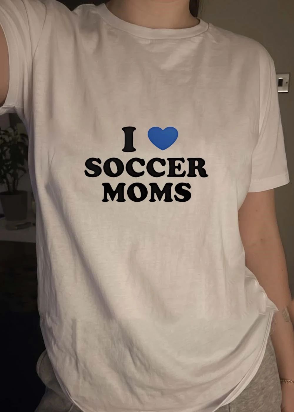 Show Your Support’ I Love Soccer Moms shirt