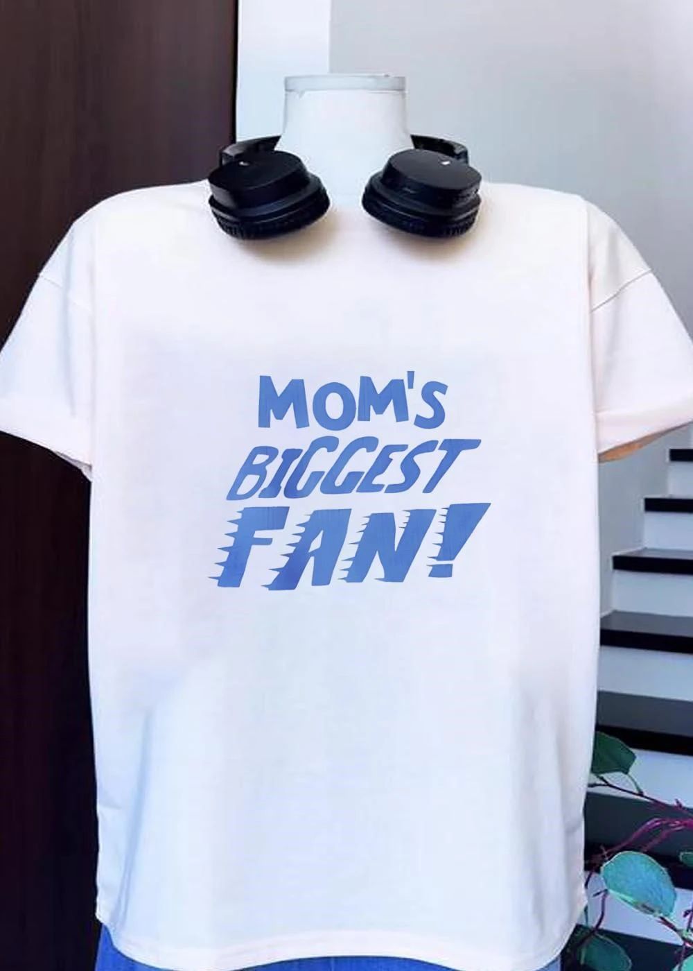Mom’s Biggest Fan! ‘ Casual Apparel ‘ Mom’s Biggest Fan T-Shirt