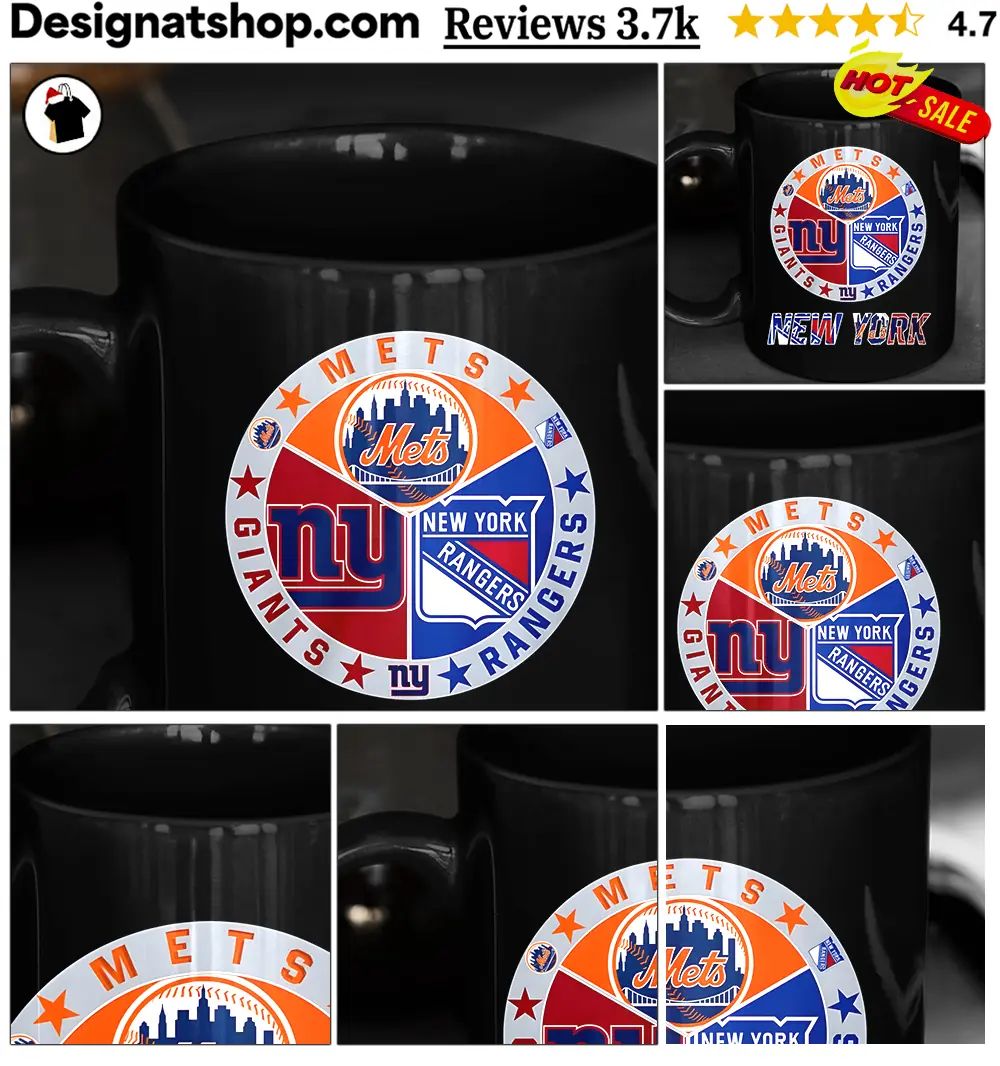Mets Giants Rangers New York sports team shirt