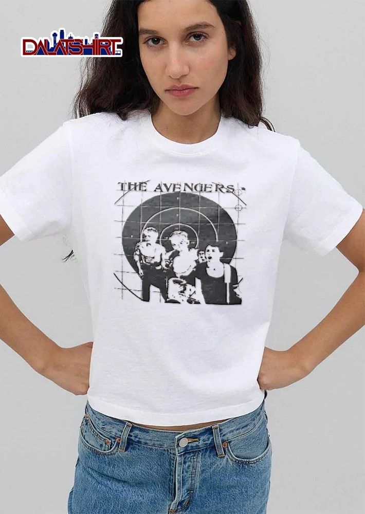 The Avengers Target Grid Punk Band Halftone Performance shirt