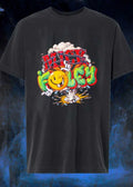 Mick Foley Thumbtack Cactus Smiley Face Graphic shirt