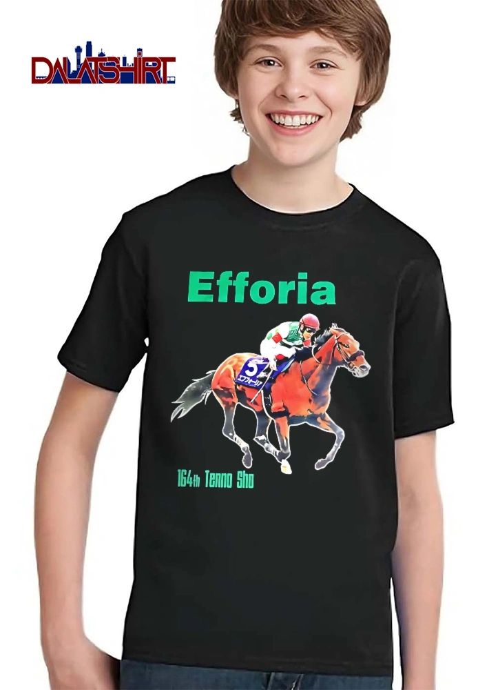 Efforia 164th Tenno Sho Japanese Racehorse Jockey Running shirt