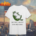 Obese Cat Mother I Am But Skin And Bones Cat Shirt