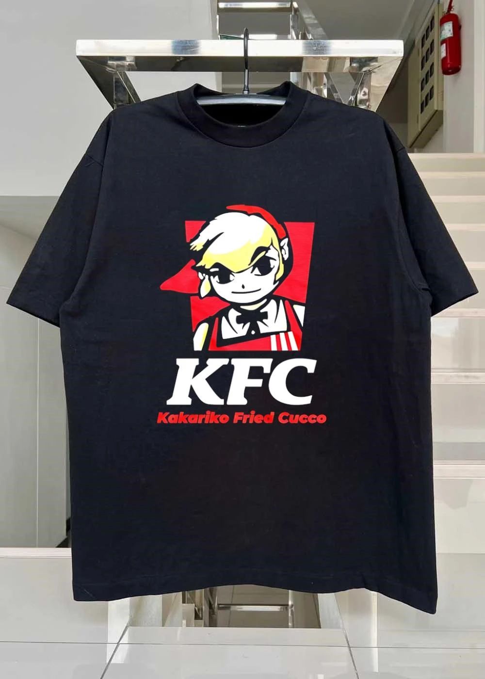 Link Selling Kakariko Fried Cucco KFC T-Shirt