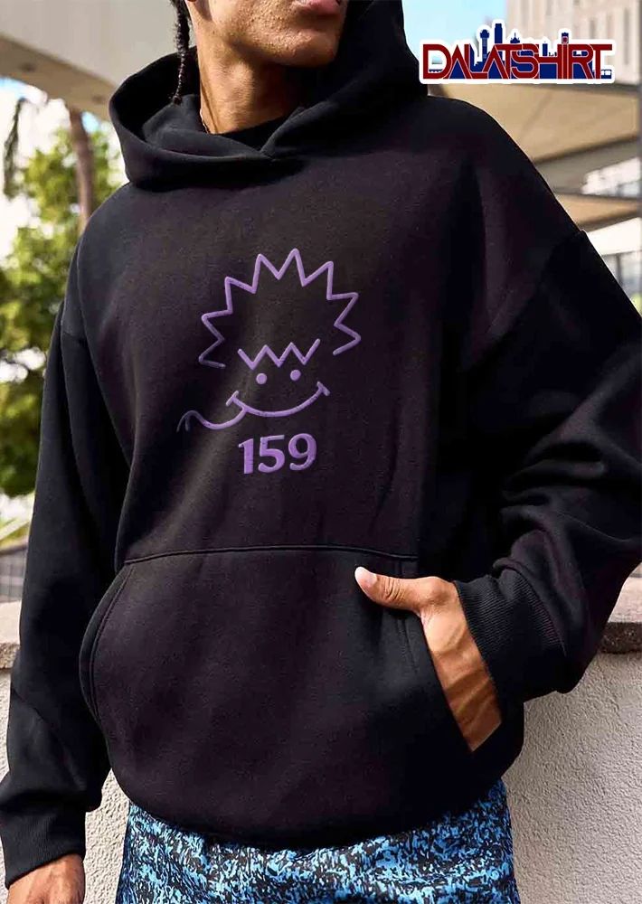 159 Purple Neon Lisa Simpson Smile Line Art shirt