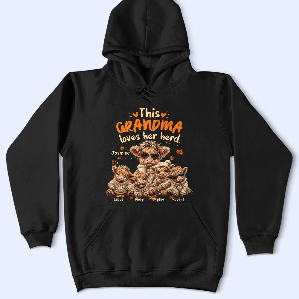 This Grandma Loves Her Herd - Personalized T Shirt