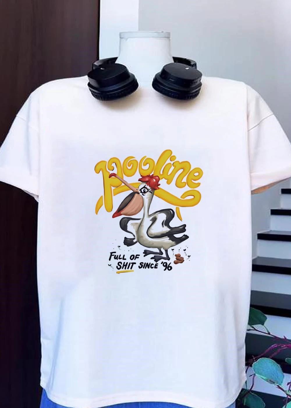 Pooline Pelican Full of Shit Since 96 Funny Graphic shirt