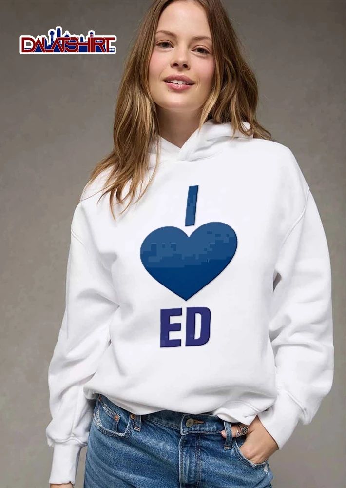I Heart ED Solid Blue shirt