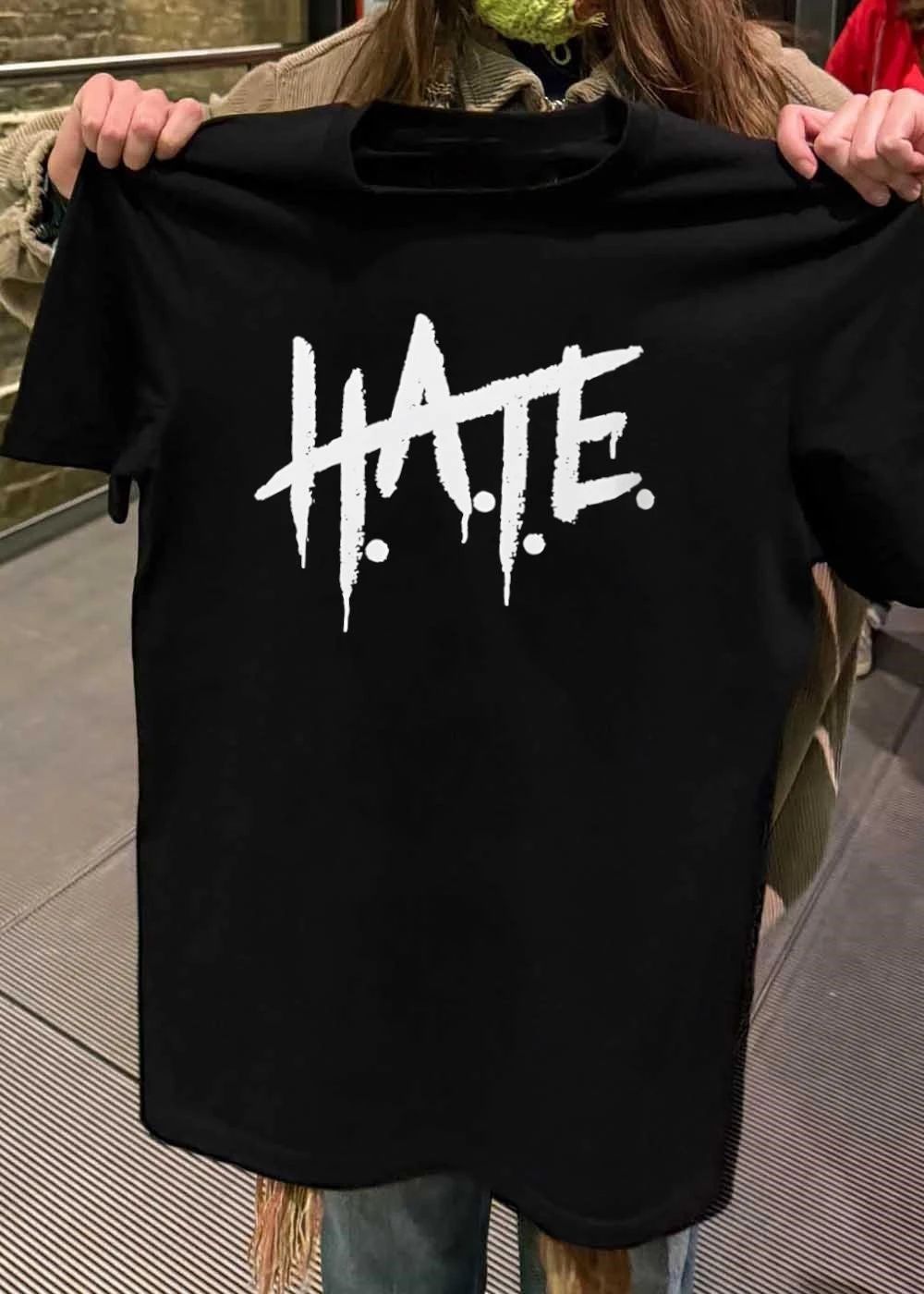 Hate Logo Drip Graphic Unisex shirt