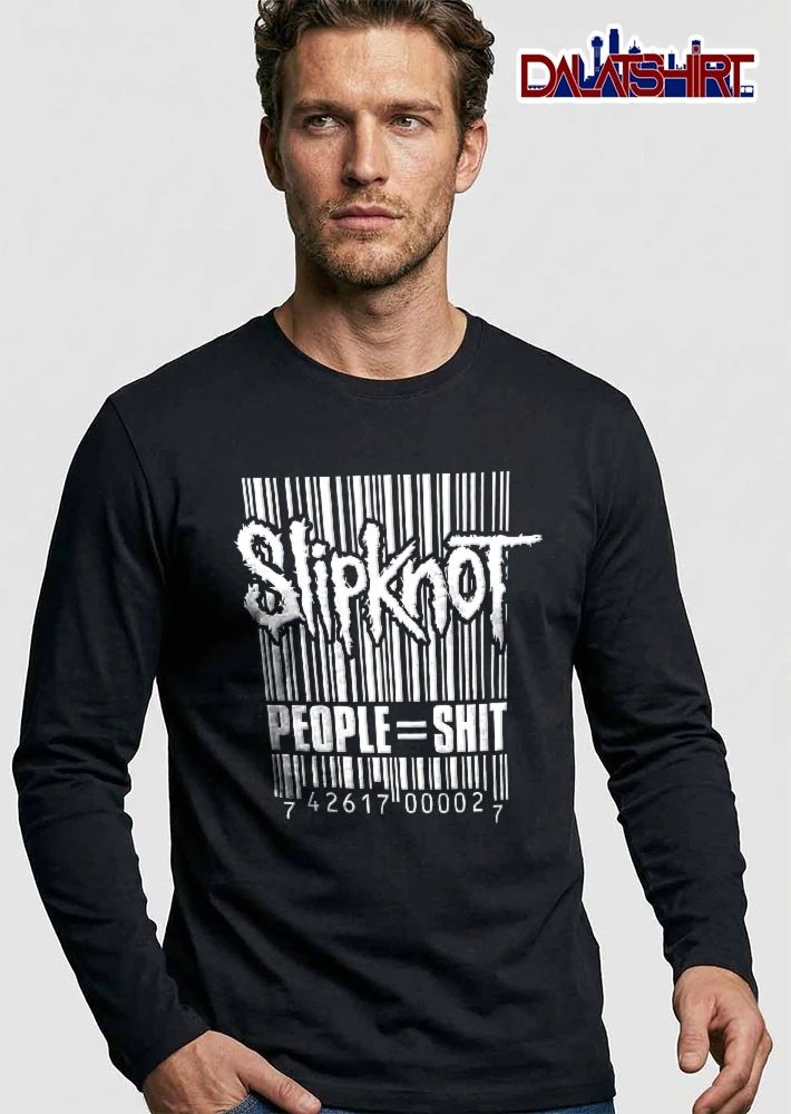 Slipknot People Equals Shit 7 42617 00002 Spiky Logo Barcode shirt