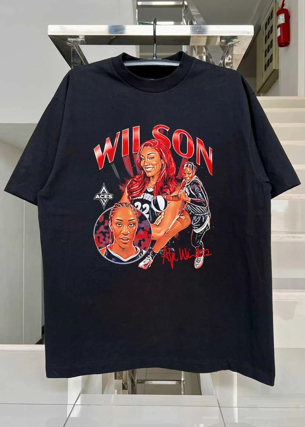 Aja Wilson 22 Las Vegas Aces shirt