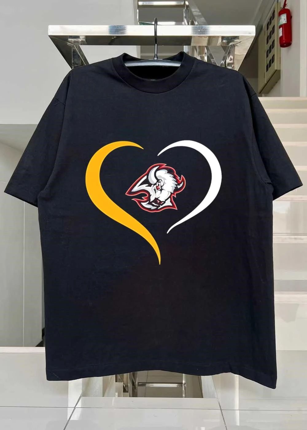 Buffalo Heart Logo Heart Buffalo Shirt
