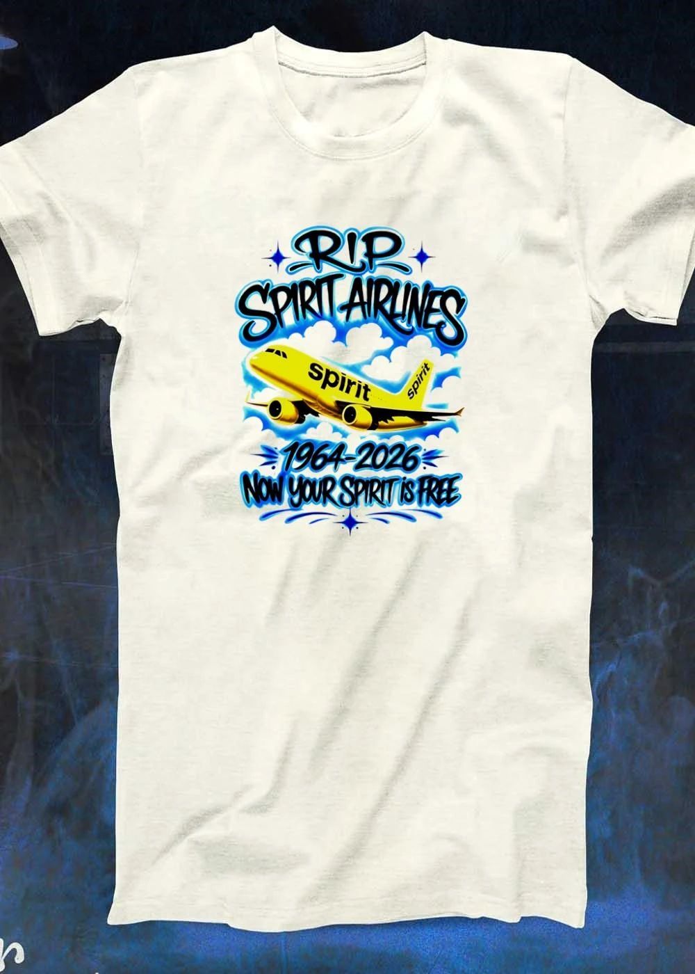 RIP Spirit Airlines 1964 2026 Now Your Is Free shirt