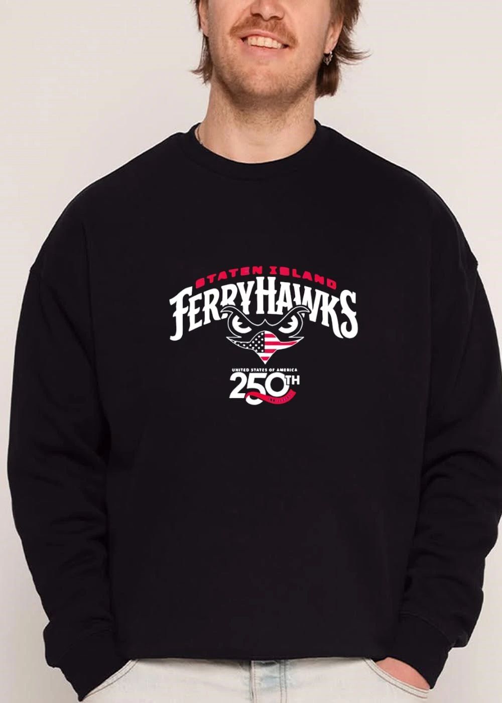 Staten Island Ferryhawks United States Of America 250th Anniversary Hawk Head American Flag Mask shirt