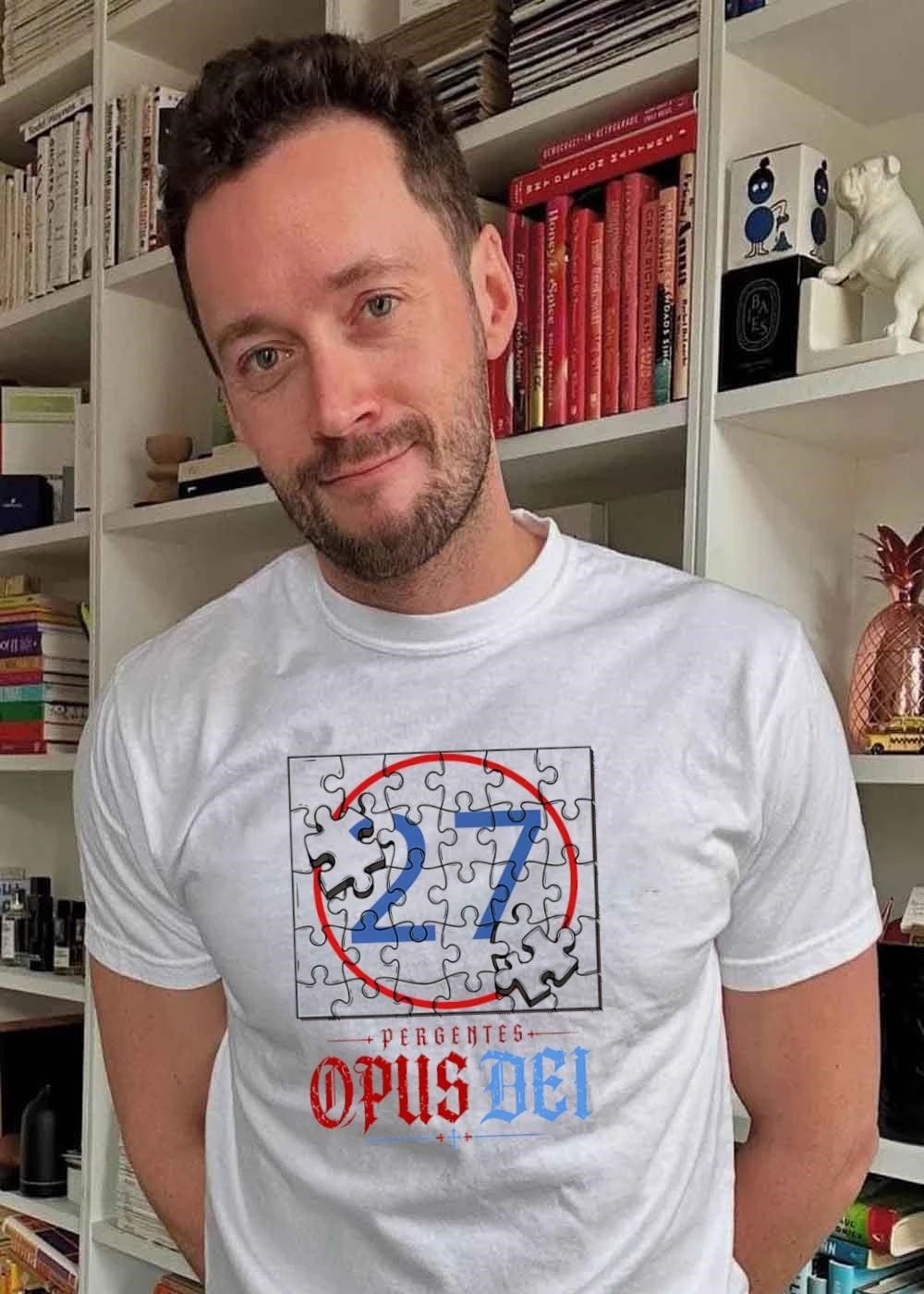 Pergentes Opus Dei 27 Puzzle Piece shirt