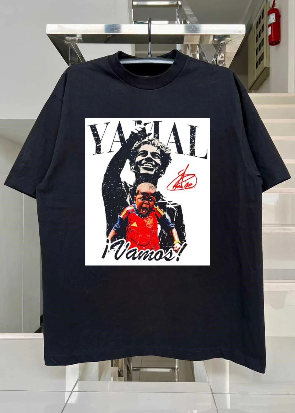 Lamine Yamal Signature YAMAL ¡Vamos! Spain Football T-Shirt