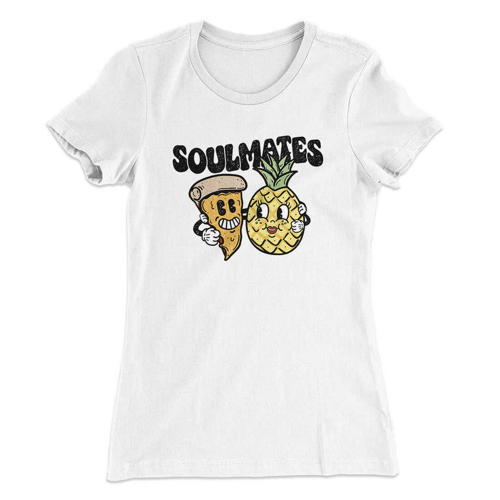 Soulmates Pineapple & Pizza Women's T-Shirt Hoodie, Sweatshirt | Teenookco.com (Image 3)